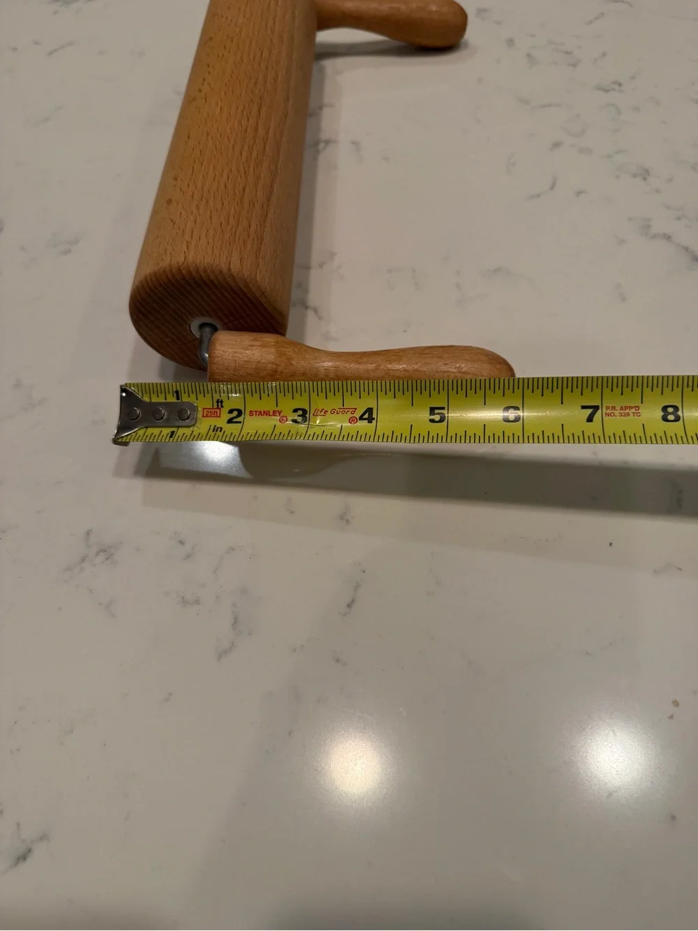 Wooden Vertical Handle Rolling Pin wooden vertical